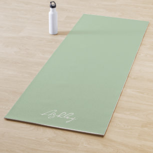 Esterilla De Yoga Añadir tu nombre Zanah Green moderno