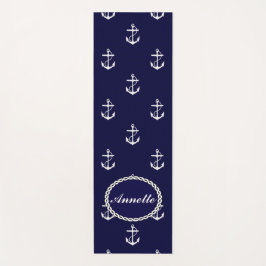 Esterilla De Yoga Anchor Nautical Personalizado