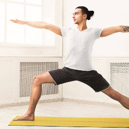 Esterilla De Yoga anclas amarillas