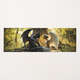 Esterilla De Yoga Ángel Demon diseño brillante supernatural