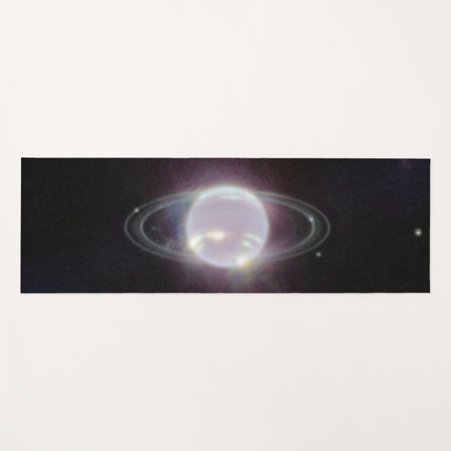 Esterilla De Yoga Anillos JWST del planeta Neptuno (Anverso (horizontal))
