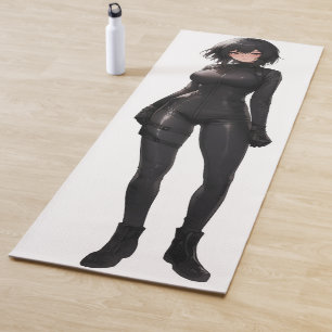 Esterilla De Yoga Anime Chica en Bodysuit