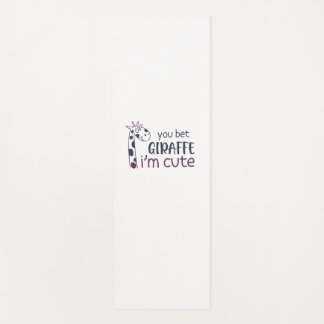 Esterilla De Yoga Apostas a Giraffe que soy linda