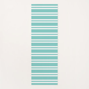 Esterilla De Yoga Aqua Green y White Strike