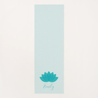 Esterilla De Yoga Aqua Lotus Alfombra de Yoga Personalizada
