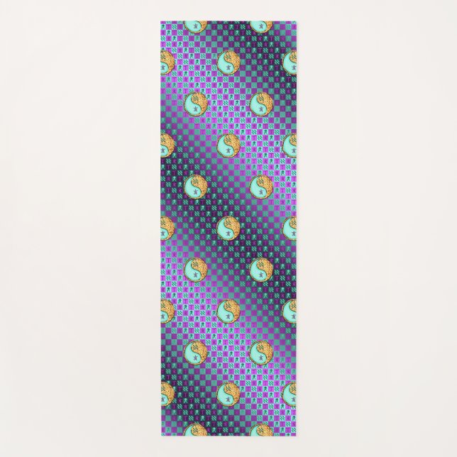 Esterilla De Yoga Aquarius y Fire Boar (Anverso)