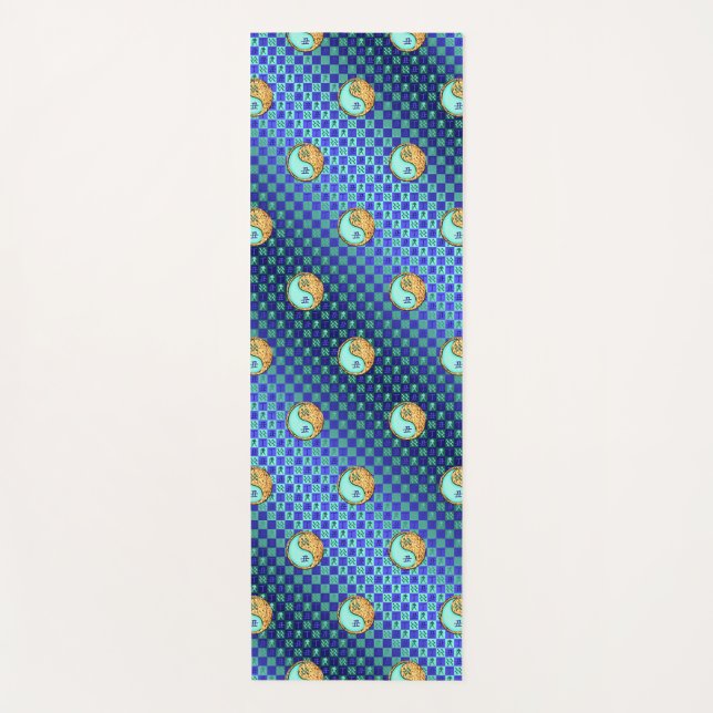 Esterilla De Yoga Aquarius y Fire Ox (Anverso)