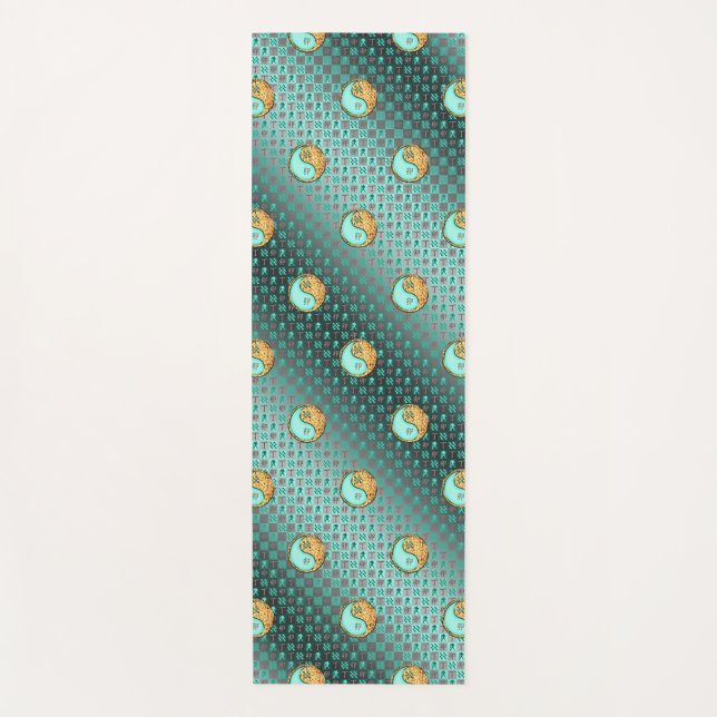 Esterilla De Yoga Aquarius y Fire Rabbit (Anverso)