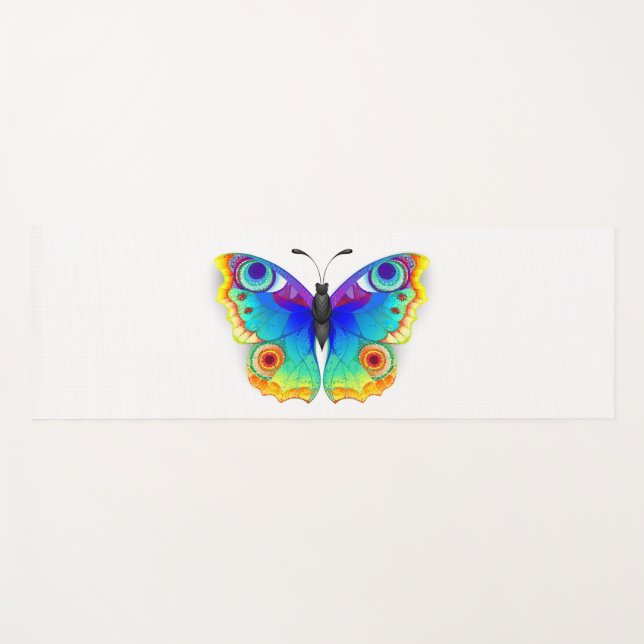 Esterilla De Yoga Arcoiris mariposa Peacock Eye (Anverso (horizontal))