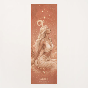 Esterilla De Yoga Aries Diosas del Zodiaco Alfombra de Yoga