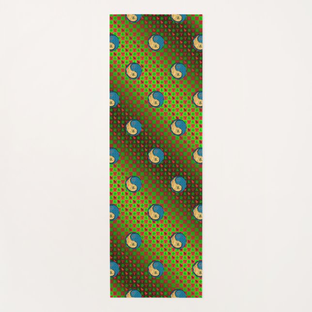 Esterilla De Yoga Aries y Cabra de Agua (Anverso)