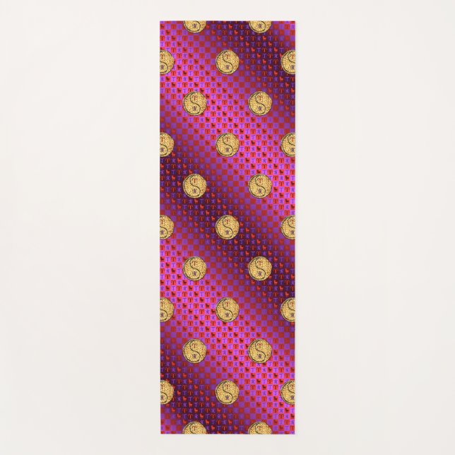 Esterilla De Yoga Aries y Fire Boar (Anverso)