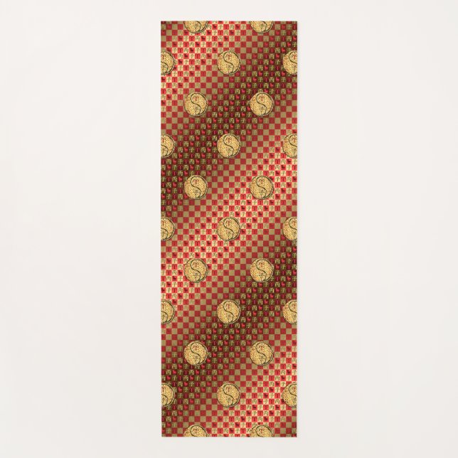 Esterilla De Yoga Aries y Fire Rabbit (Anverso)