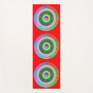 Esterilla De Yoga Armonía colorida: Diseño artístico de yoga mate"
