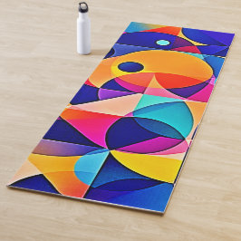 Esterilla De Yoga Armonía geométrica vibrante