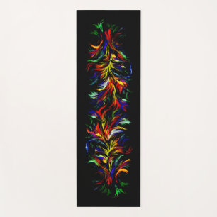 Esterilla De Yoga Artdeco flama al estilo arcoiris