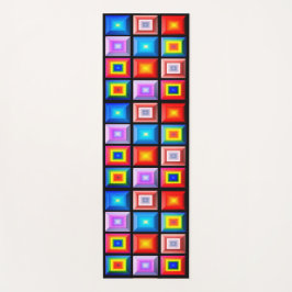 Esterilla De Yoga Arte abstracto geométrico hermoso y multicolor