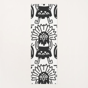 Esterilla De Yoga Arte Azteca - Patrón de Lagarto