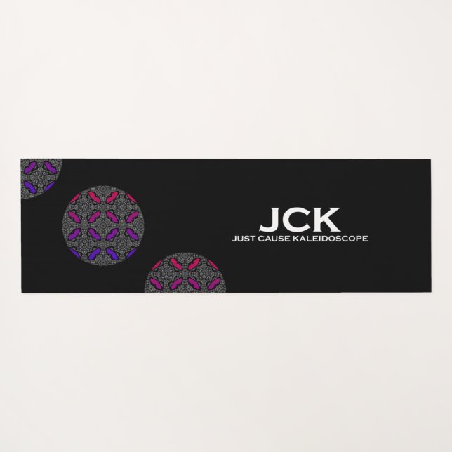 Esterilla De Yoga Arte calidoscopio del volumen trece diecinueve (Reverso (horizontal))