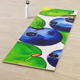 Esterilla De Yoga Arte de arándano fresco