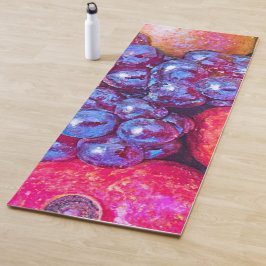 Esterilla De Yoga Arte de la vida de la fruta