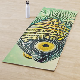 Esterilla De Yoga Arte De Pescado Estilizado