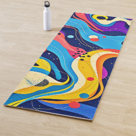 Esterilla De Yoga Arte de ritmo cósmico
