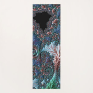Esterilla De Yoga Arte fractal de Mandelbrot boho hippie colorido ge
