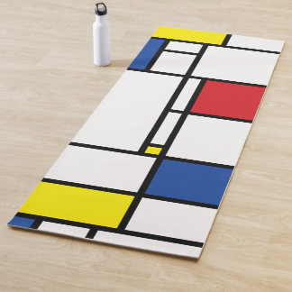 Esterilla De Yoga Arte Moderno De Stijl Geométrico Minimalista Mondr