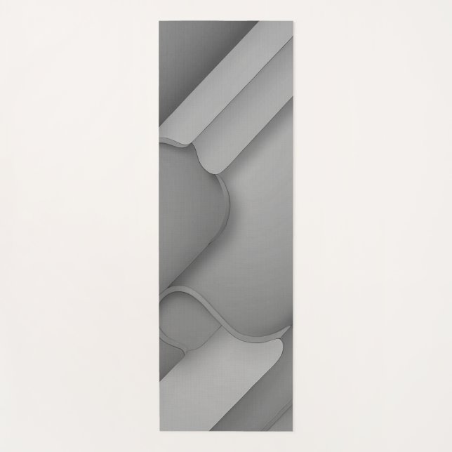 Esterilla De Yoga Arte moderno Gray Hues (Anverso)