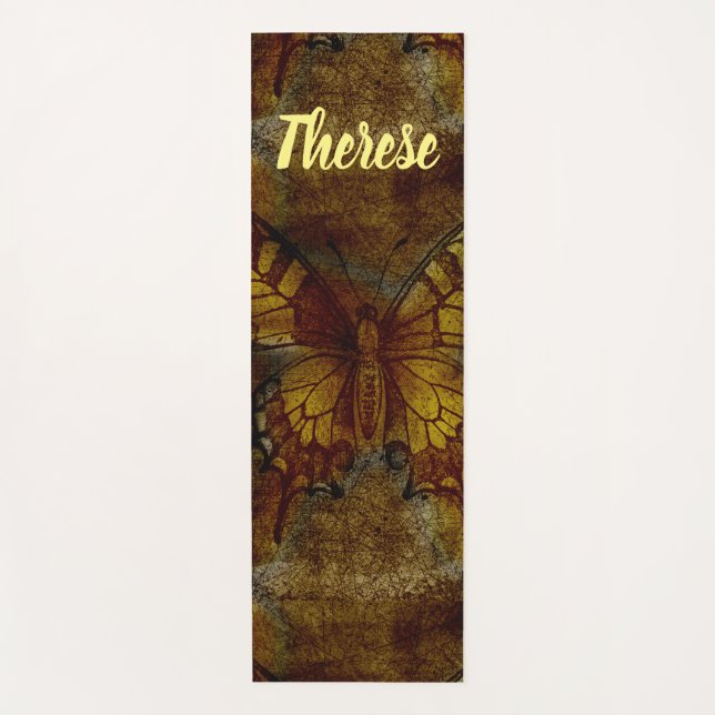Esterilla De Yoga Artsy Butterfly (Anverso)
