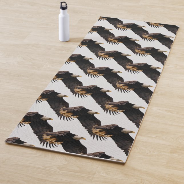 Esterilla De Yoga Asombroso águila calva lleva al cielo (In situ)