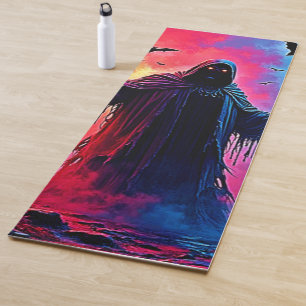 Esterilla De Yoga Asombroso Demón vestido con diseño de sombras