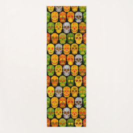 Esterilla De Yoga Aspen Leaf Skulls sin fisuras patrón 2018