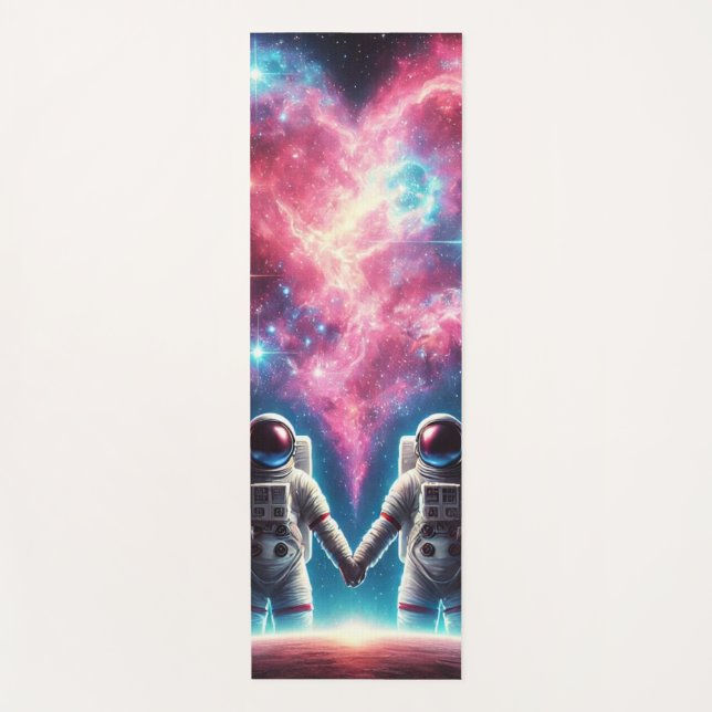 Esterilla De Yoga Astronauta de amor cósmico (Anverso)