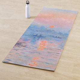 Esterilla De Yoga Atardecer en el Sena Claude Monet