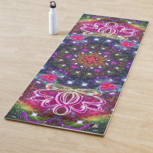 Esterilla De Yoga Atmosférica Zen Lotus Star Kaleid