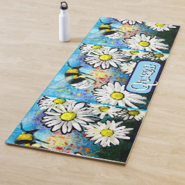 Esterilla De Yoga Augusto caprichoso en daisis personalizado