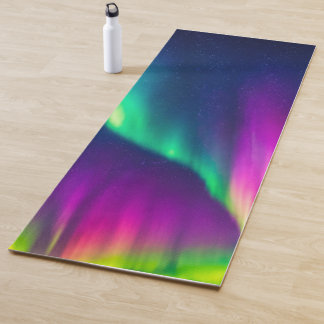 Esterilla De Yoga Aurora boreal vibrante