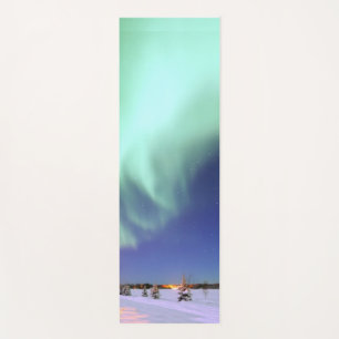 Esterilla De Yoga Aurora Borealis sobre Alaska