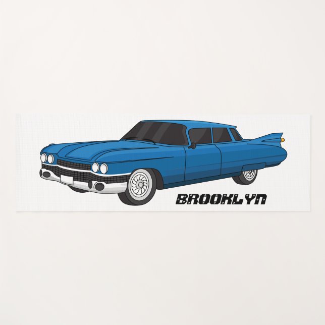 Esterilla De Yoga Auto clásico Guay blue 1959 (Anverso (horizontal))
