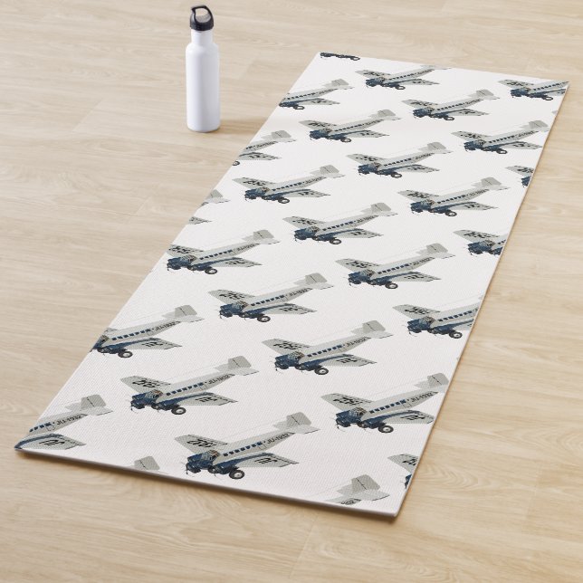 Esterilla De Yoga avión retro personalizado (In situ)