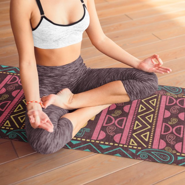 Esterilla De Yoga azteca de origen rojo (Subido por el creador)