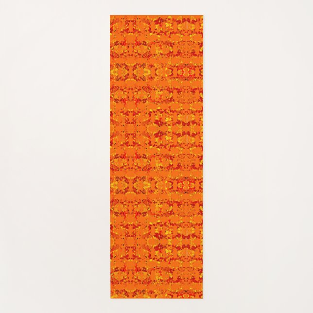 Esterilla De Yoga Aztek Naranja (Anverso)