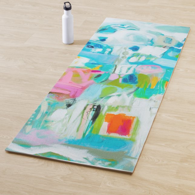 Esterilla De Yoga Azul abstracto (In situ)