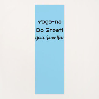 Esterilla De Yoga Azul personalizado Yoga-na Do Gran Inspiracional