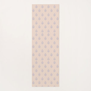 Esterilla De Yoga Azul Porcelana Animal Damask