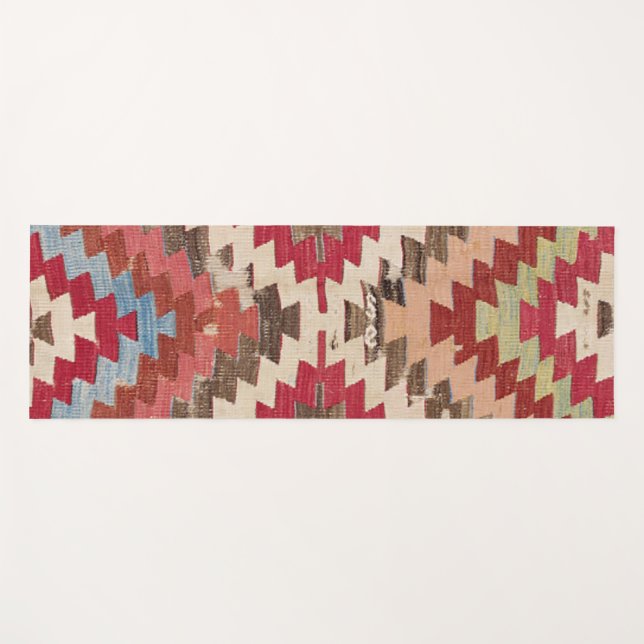 Esterilla De Yoga Baklava Chevron Estrella II // Siglo XVIII Auténti (Anverso (horizontal))