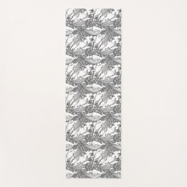 Esterilla De Yoga Ballena jorobada blanca y negra