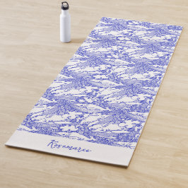 Esterilla De Yoga Ballena personalizado Azul Y Blanca De Resaca